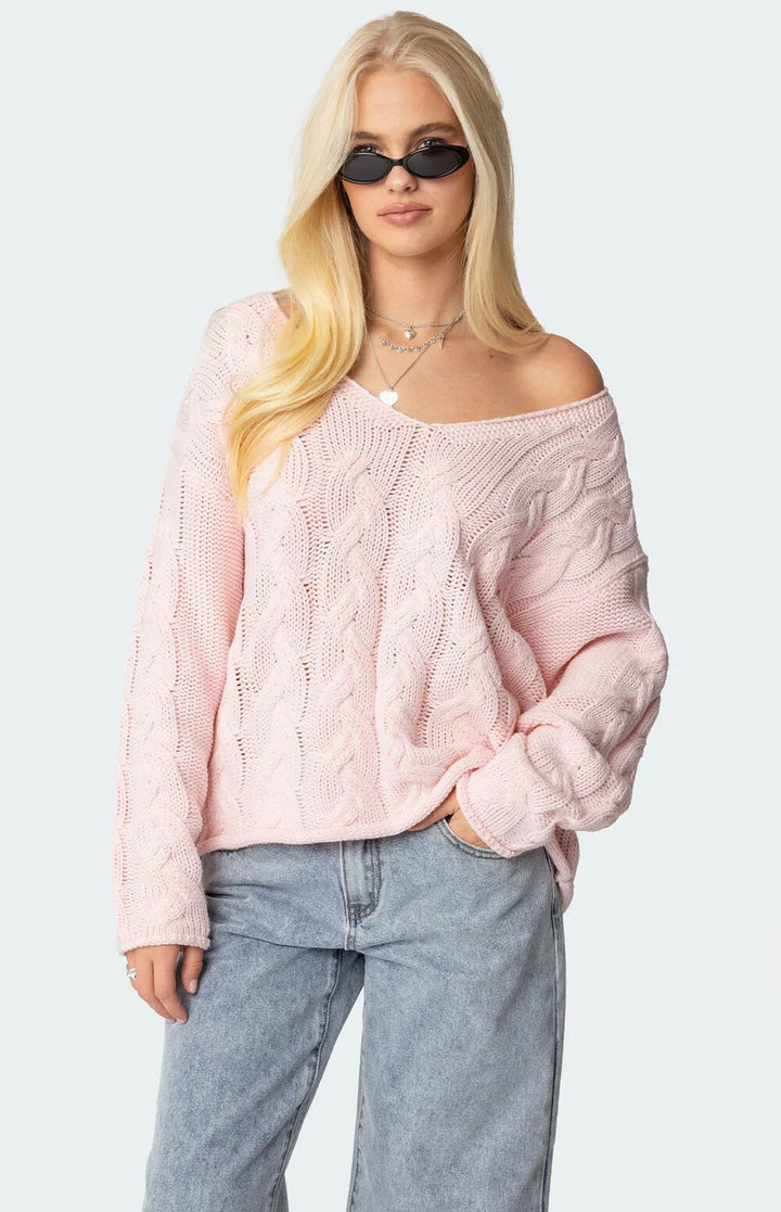 LUNA | Cable Knit Sweater