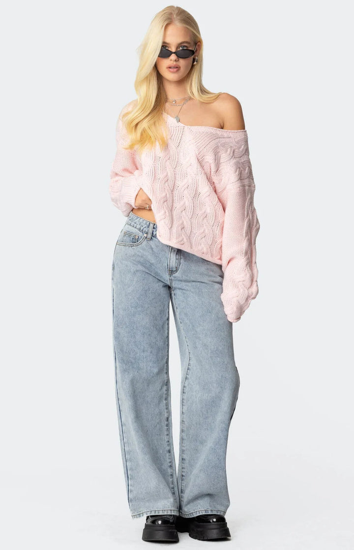LUNA | Cable Knit Sweater