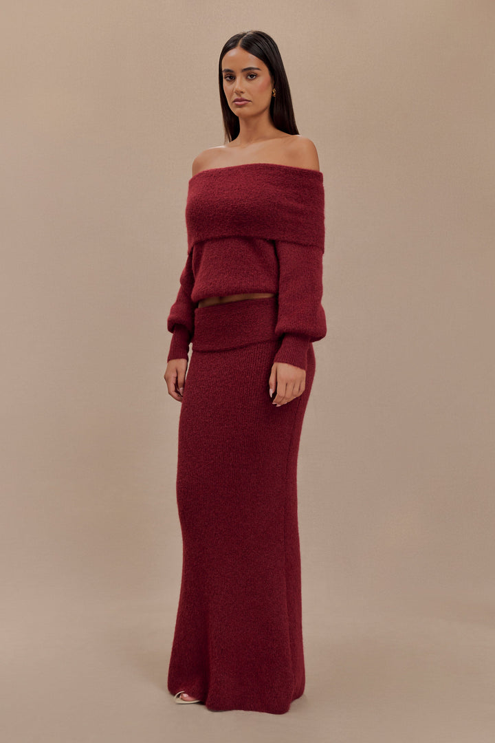 HOLLY | Off shoulder Knit Set
