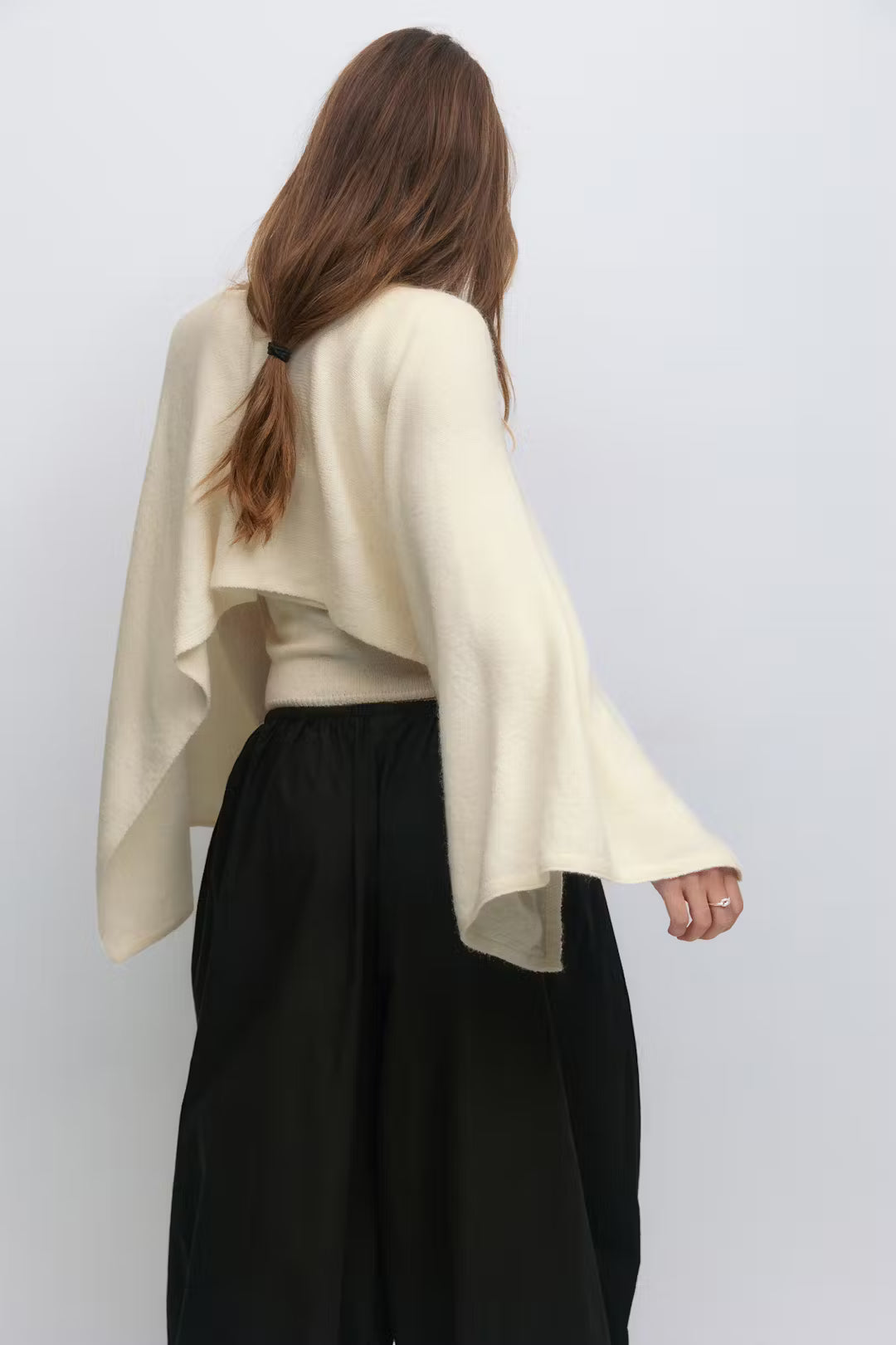 LANA | Knitted Cape Top