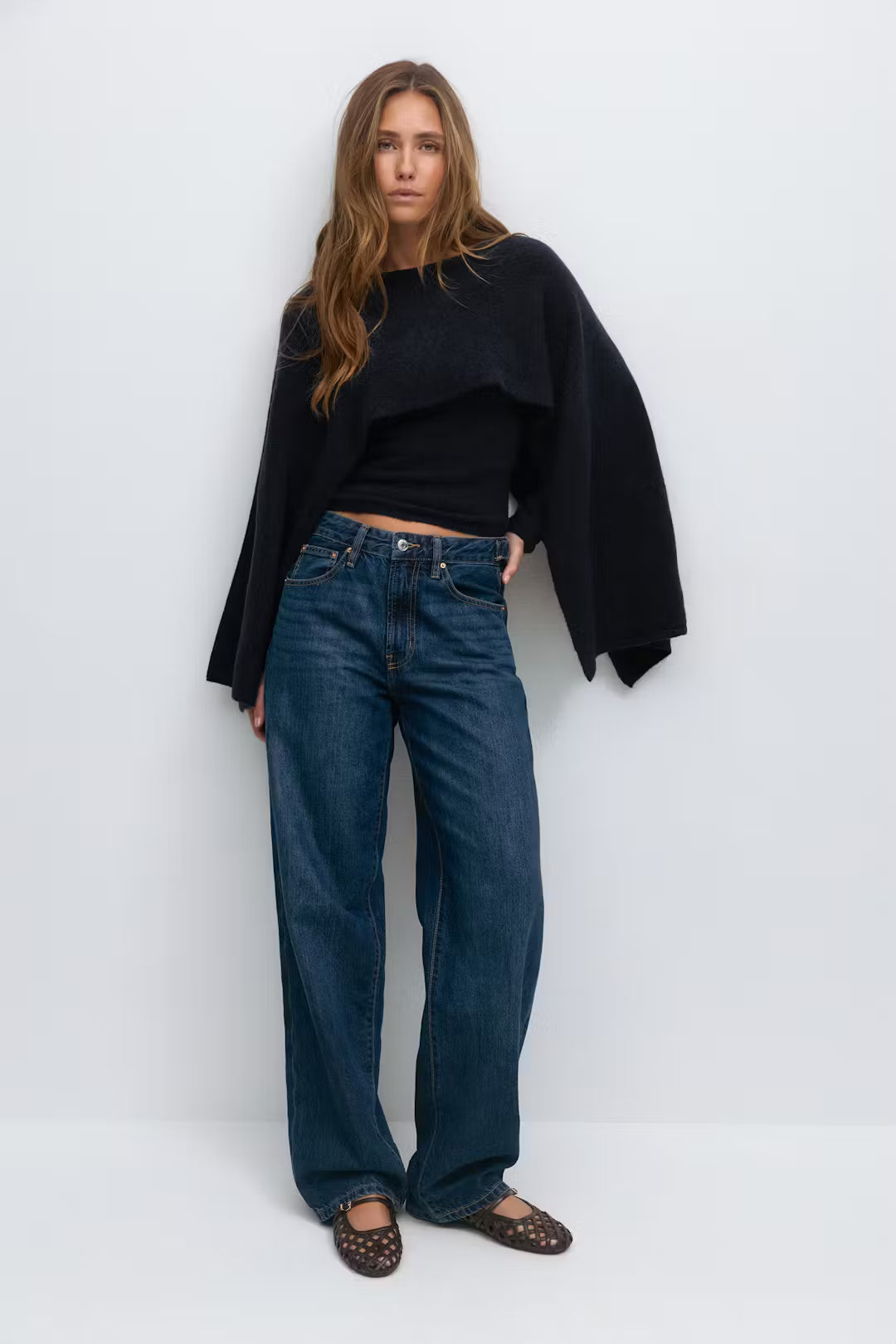 LANA | Knitted Cape Top