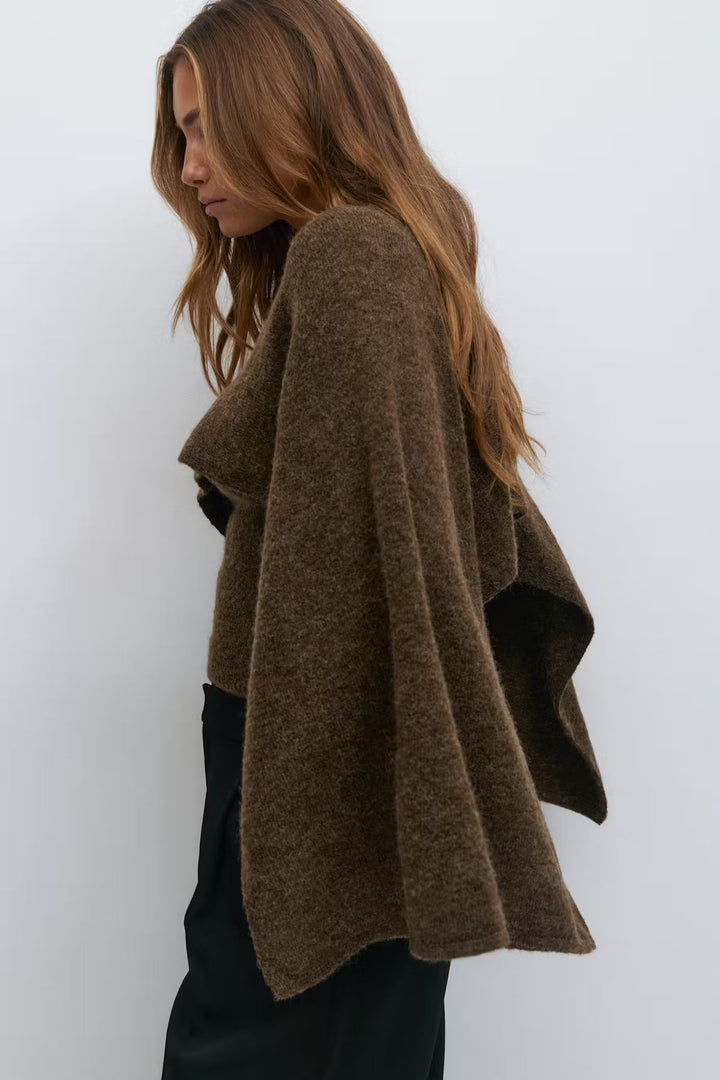 LANA | Knitted Cape Top