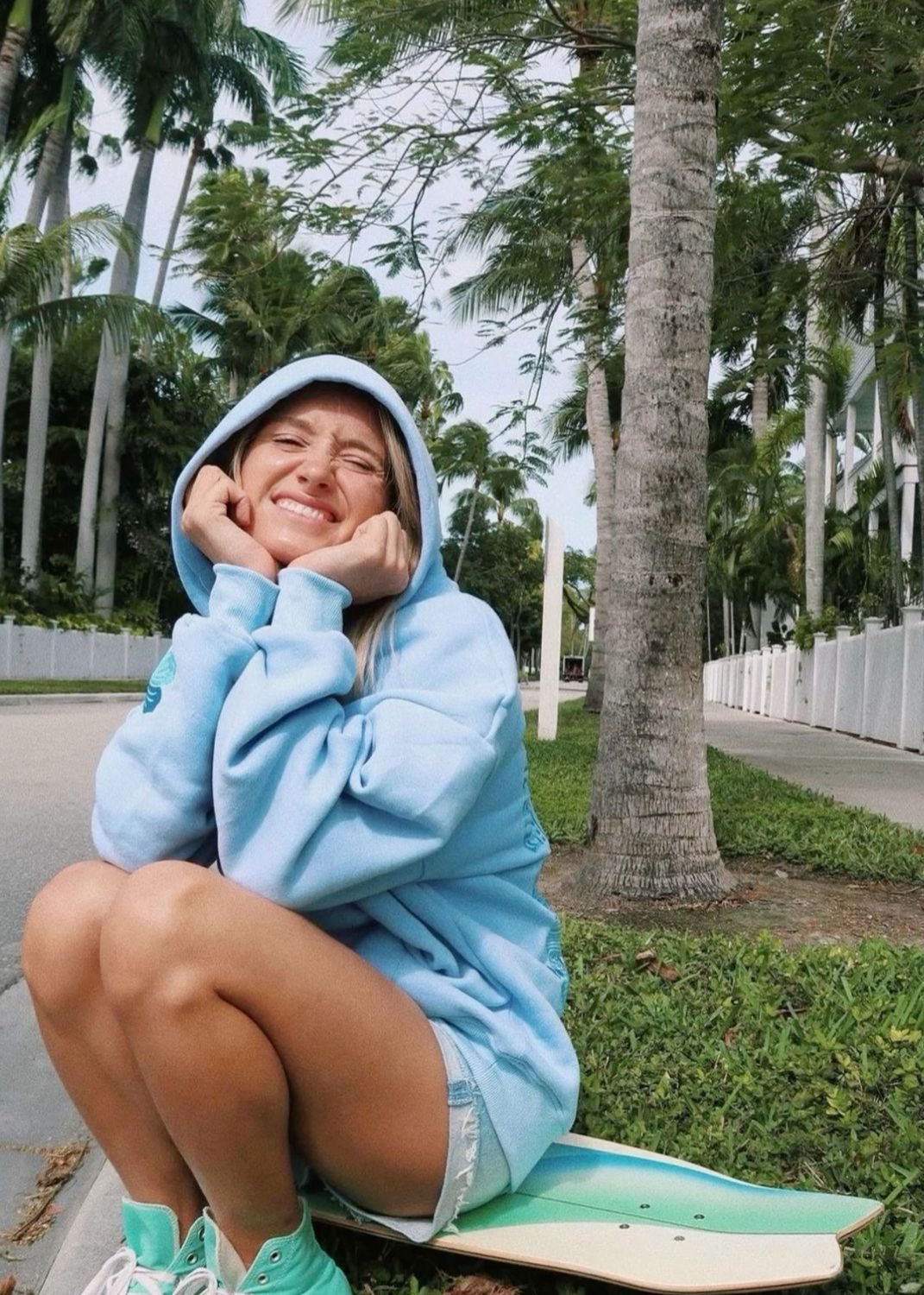 SOPHIA | Trendy Palm Hoodie