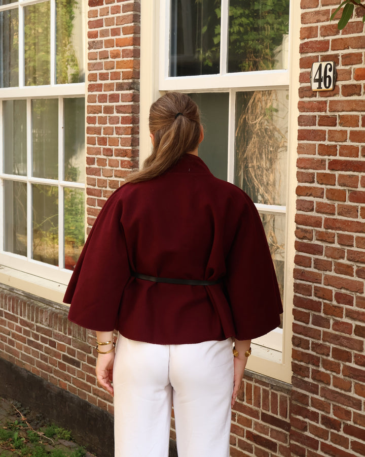 JADE | Elegant Cape Coat