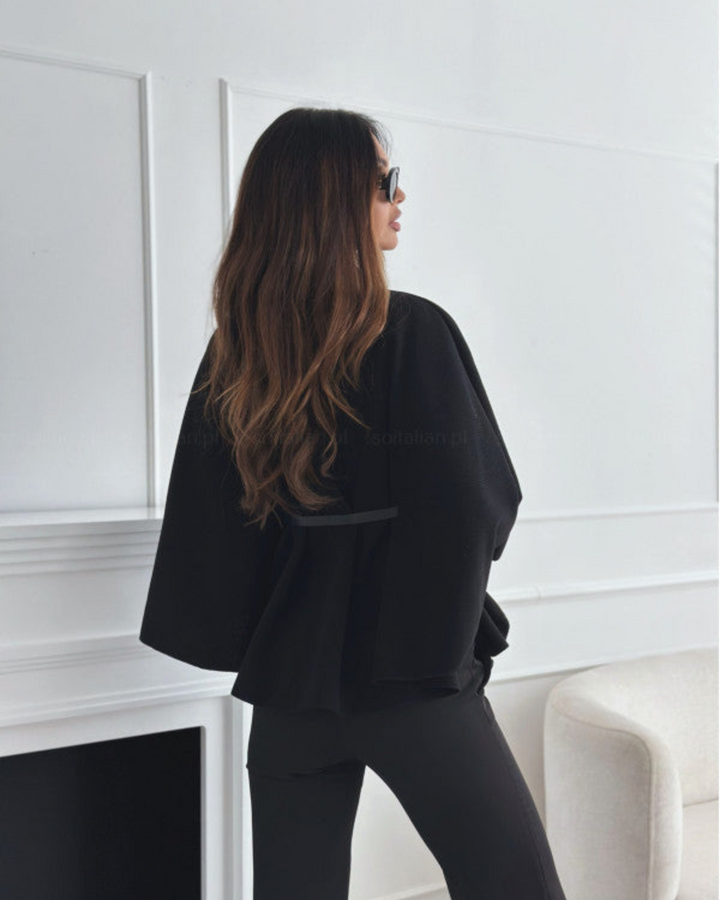 JADE | Elegant Cape Coat