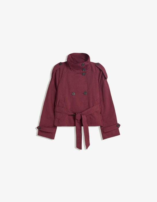 SOFIA | Cropped Trench Coat