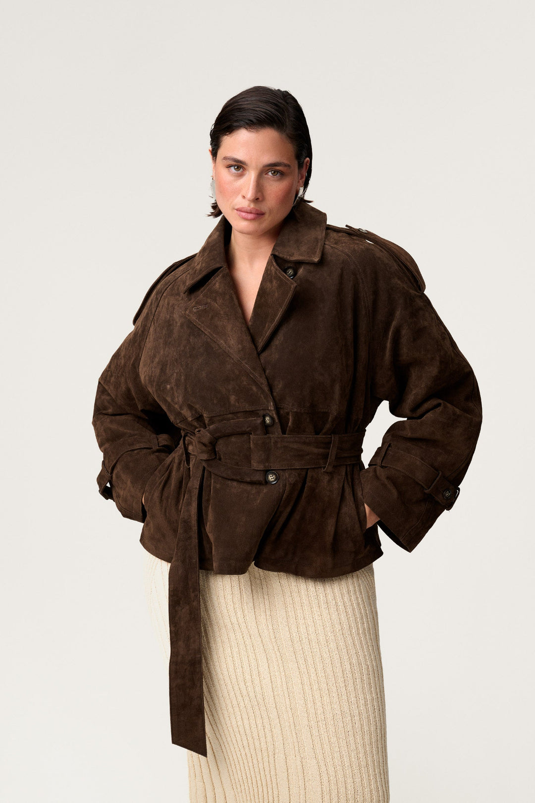 MADISON | Suede Coat