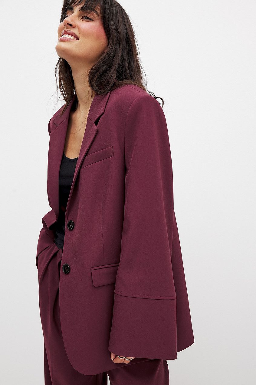 MAXIM | Burgundy Blazer