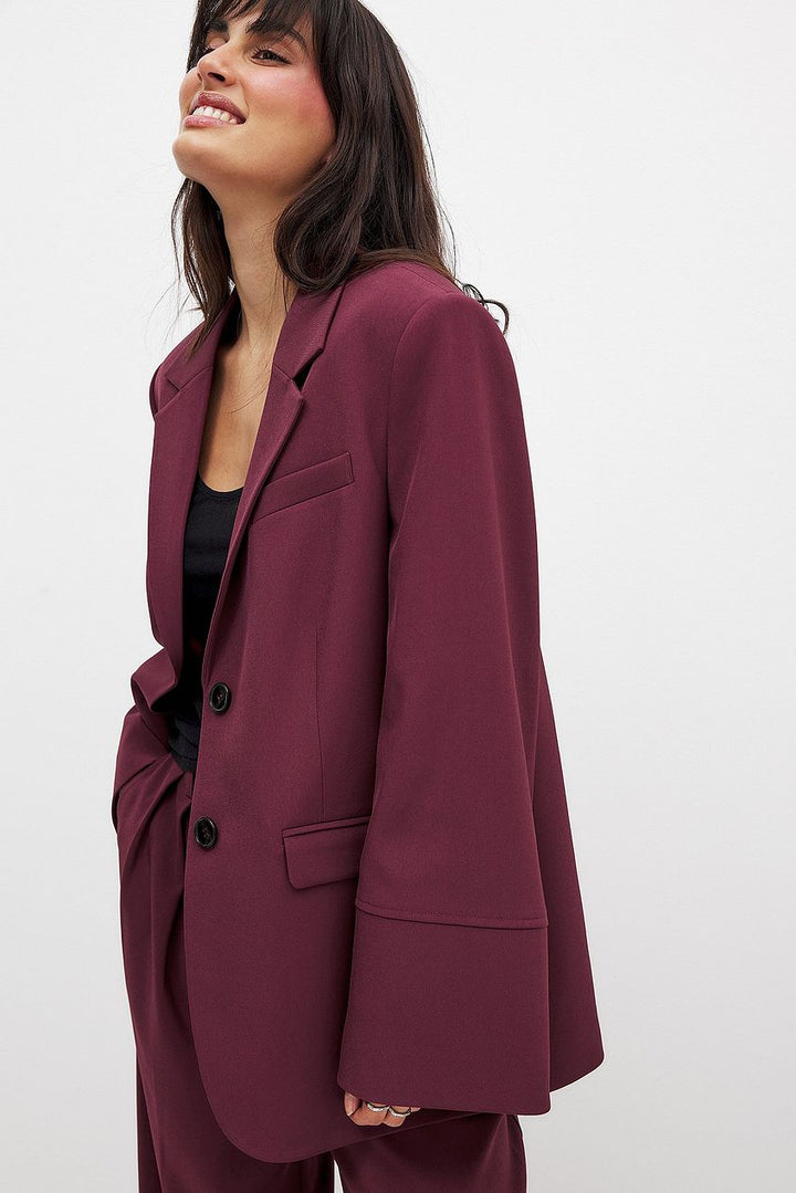 MAXIM | Burgundy Blazer