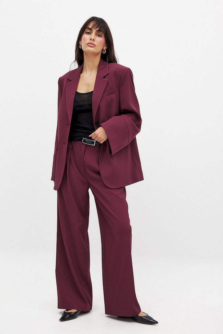 MAXIM | Burgundy Blazer