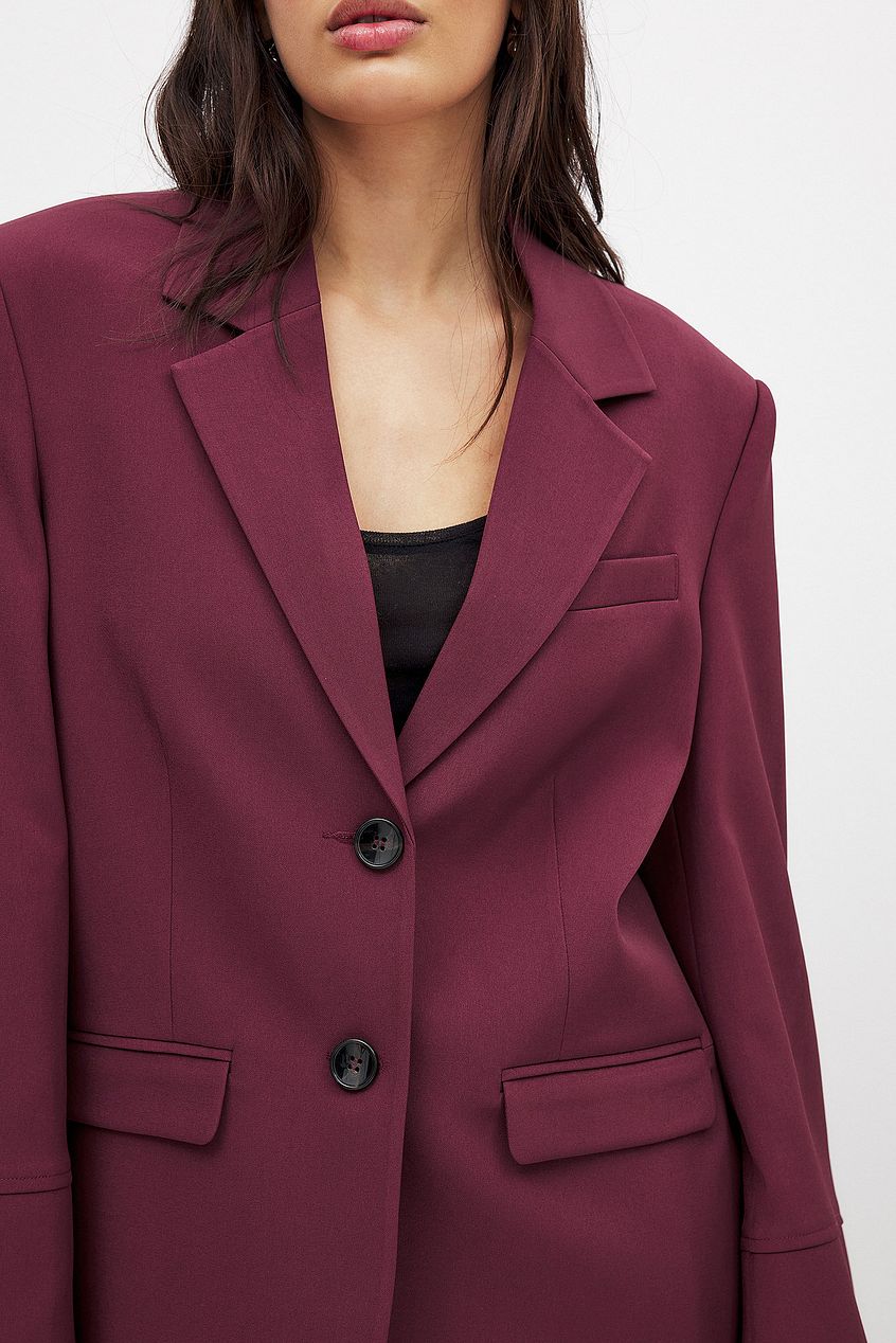 MAXIM | Burgundy Blazer