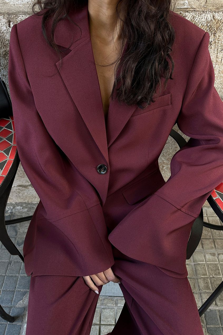 MAXIM | Burgundy Blazer