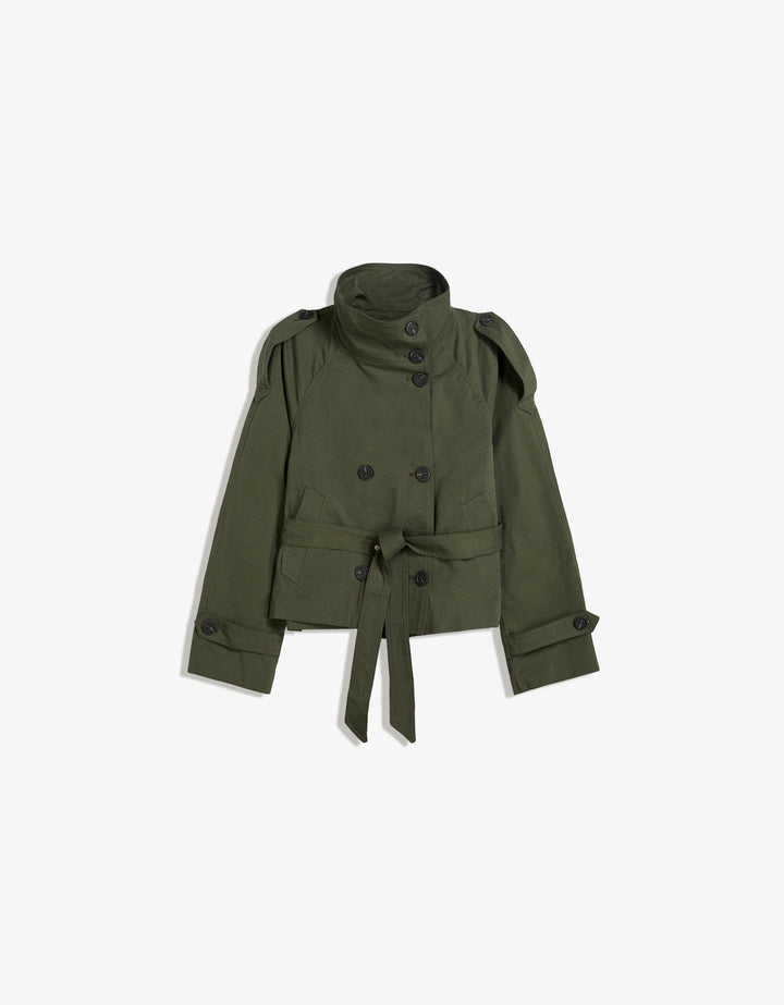 SOFIA | Cropped Trench Coat