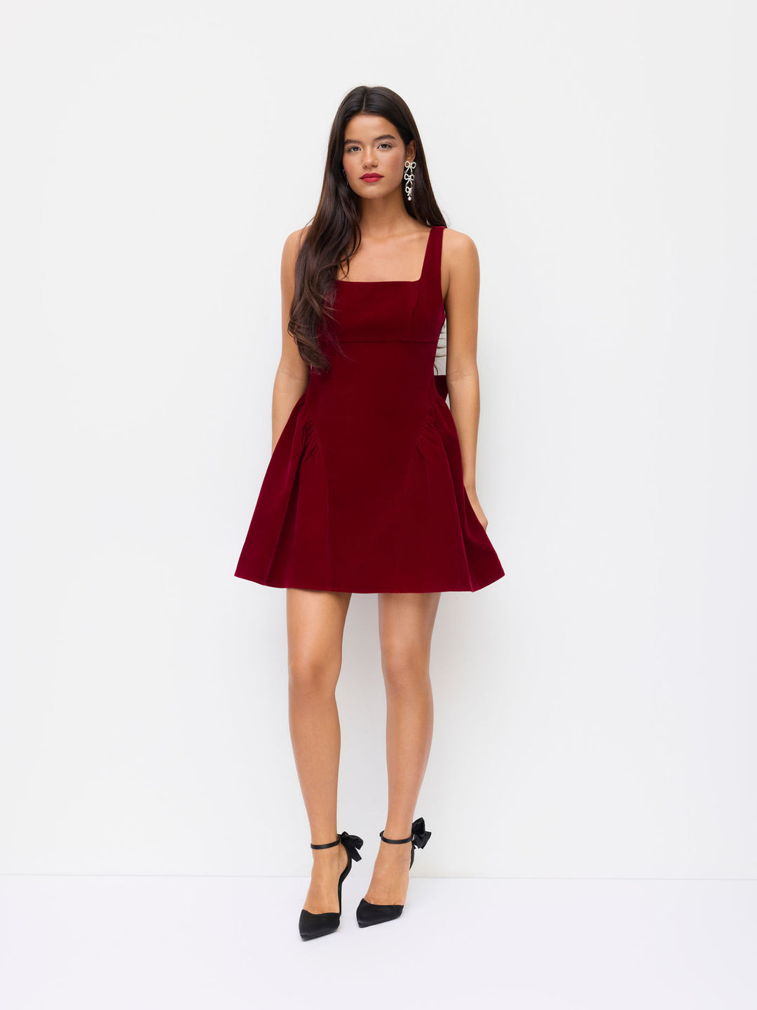 VALENTINA | Velvet Mini Dress