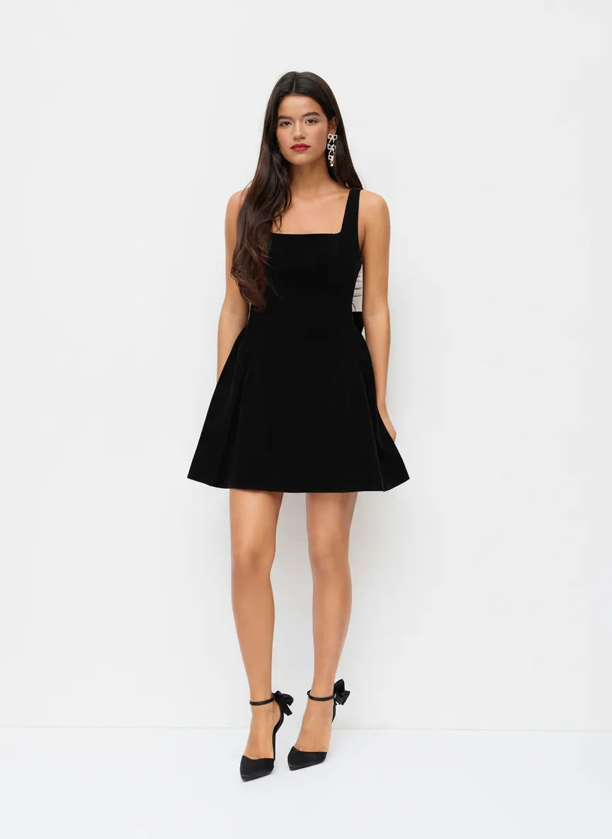 VALENTINA | Velvet Mini Dress