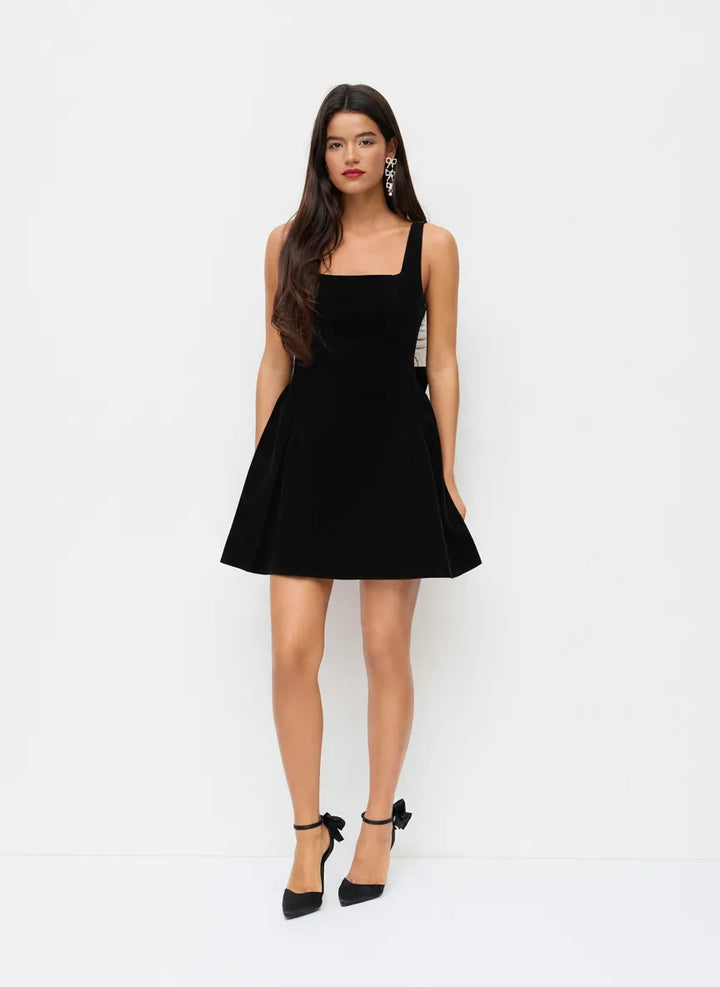 VALENTINA | Velvet Mini Dress