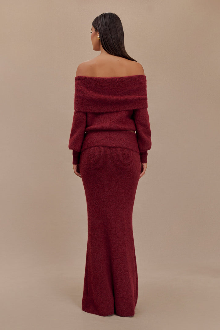 HOLLY | Off shoulder Knit Set