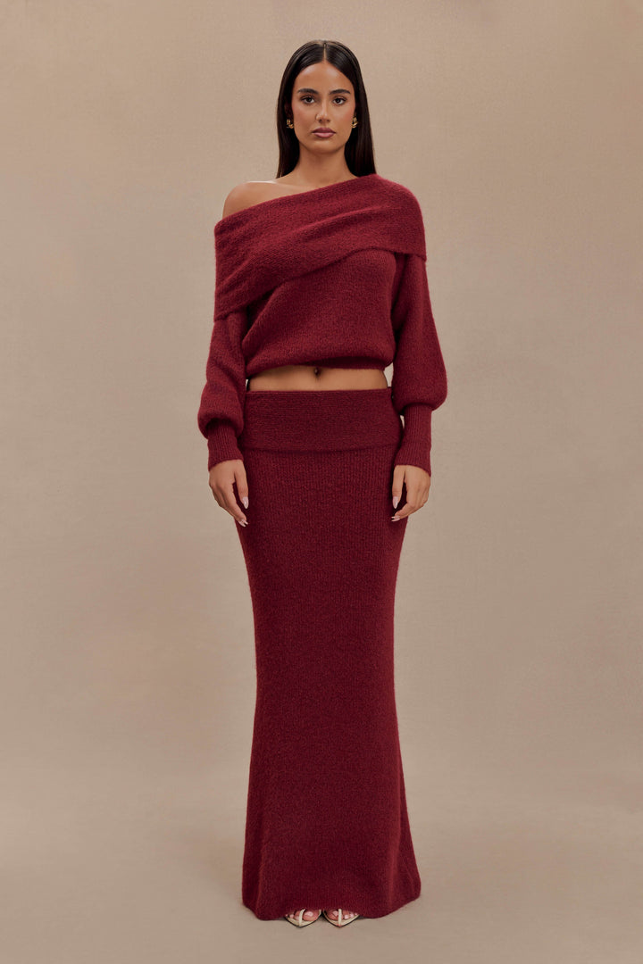 HOLLY | Off shoulder Knit Set