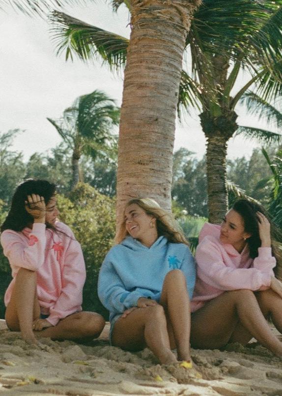SOPHIA | Trendy Palm Hoodie