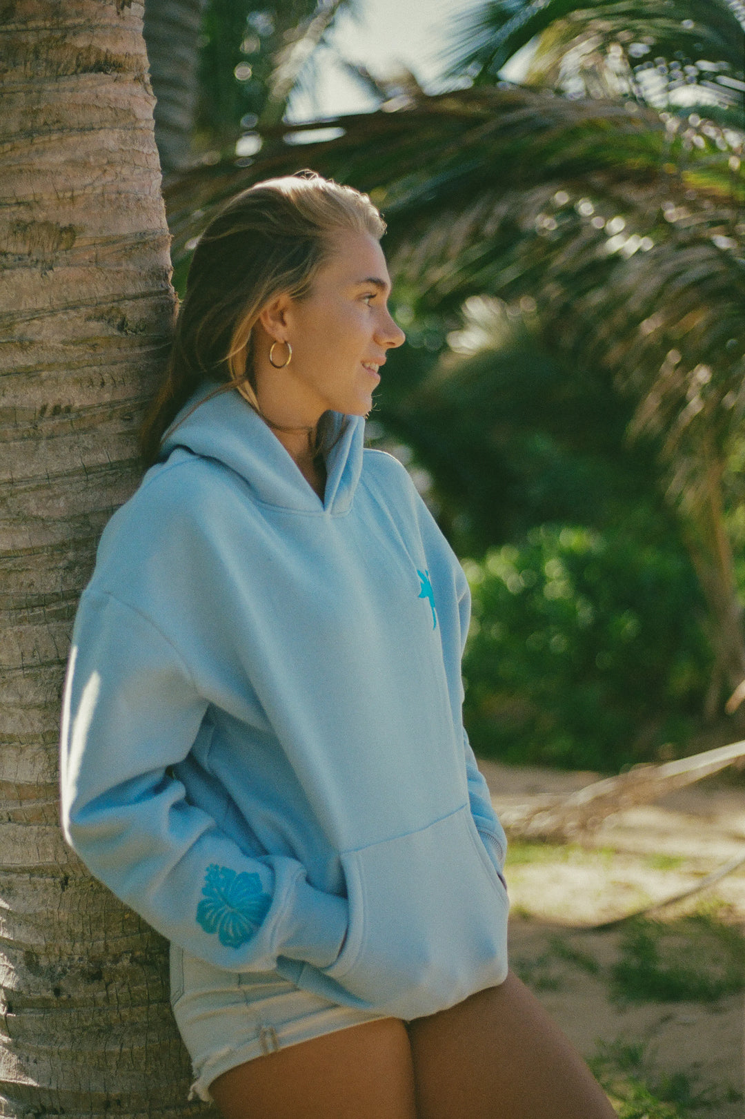 SOPHIA | Trendy Palm Hoodie