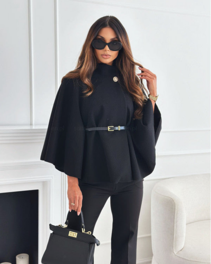 JADE | Elegant Cape Coat