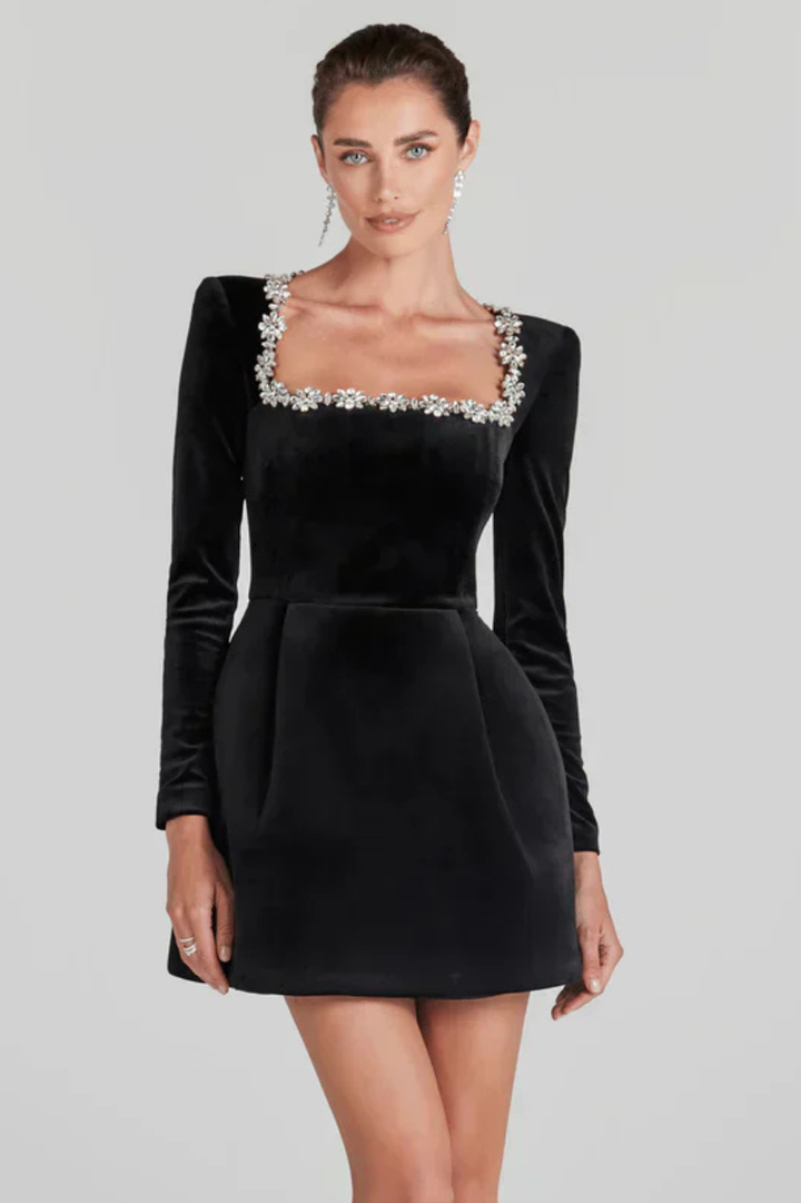 LOLA | Velvet Mini Dress