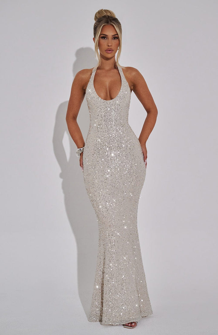 YASMINE | Sparkle Maxi Dress