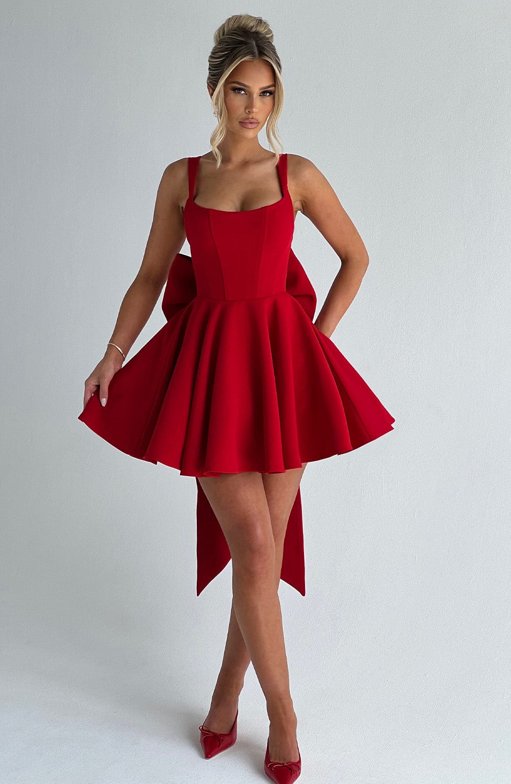 BROOKE | Bow Mini Dress