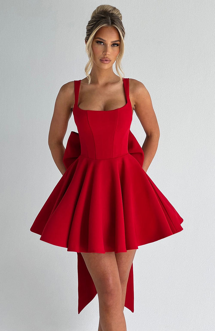 BROOKE | Bow Mini Dress